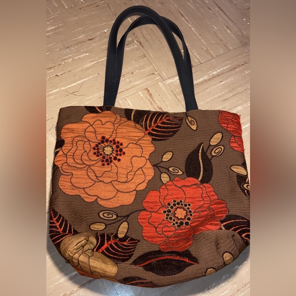 Vintage Large tote indie purse